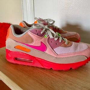 Nike Women's Air Max 90 Pink & Orange